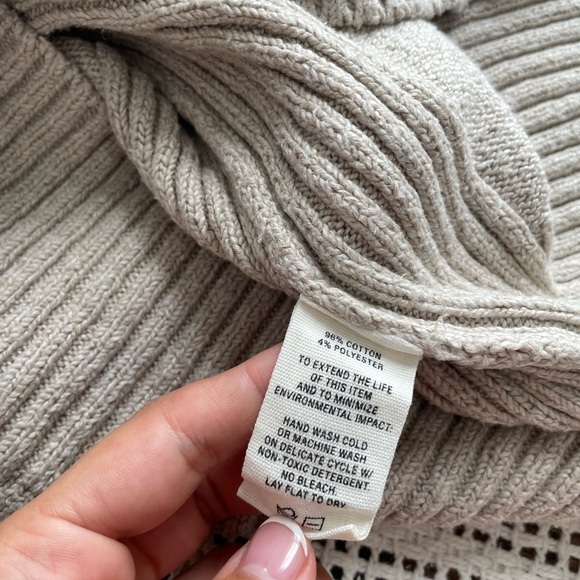 Alex Mill Beige Cotton Sweater Vest - Picture 4 of 5